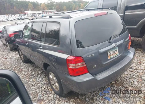 2002 Toyota Highlander V6 z USA, uszkodzony, nr VIN JTEGF21A220036190